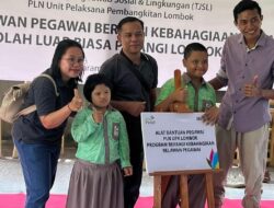 Melalui program relawan pegawai, PLN NTB berbagi kebahagiaan, sasar panti dan sekolah difabel