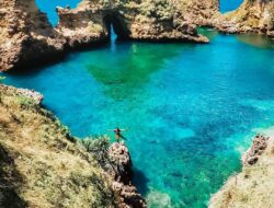 Melihat eksotisme Pantai Sari Goang, secret lagoon di TWA Gunung Tunak