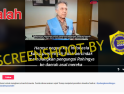 Tidak benar bahwa 70 juta pengungsi Rohingya bertandang ke Indonesia