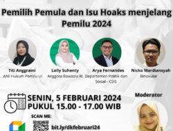 Hoaks jelang Pemilu meningkat tajam di platform digital, sasar 114 juta pemilih muda di Indonesia