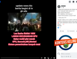 [HOAKS] Video kerusuhan di KPU dan Bawaslu terkait kecurangan Pemilu 2024