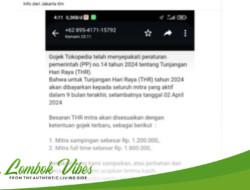 Gojek bagi THR ke mitra ojek online sebesar Rp1,8 juta, begini faktanya…