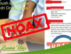 [HOAKS] Penyelundupan salak berisi narkoba dari China