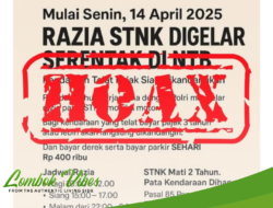 [HOAKS] Razia STNK hingga penyitaan kendaraan serentak di NTB, begini penjelasan resminya!