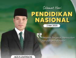 Ketua DPRD KLU Agus Jasmani mengucapkan Selamat Hari Pendidikan Nasional 2025