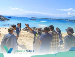 Garis pantai Gili Meno mundur 35 meter, Dewan tinjau langsung proyek pengaman pantai 