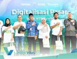 Belanja di pasar nggak pake ribet! Bank NTB Syariah luncurkan QRIS di Pasar Dasan Agung
