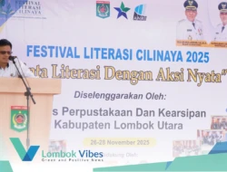 Lombok Utara dorong kebangkitan budaya baca dan ekosistem literasi lewat Festival Literasi Cilinaya 2025
