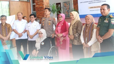 Keren! Jadi yang pertama di NTB, BPBD Lombok Utara luncurkan Unit Layanan Disabilitas