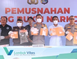 Polda NTB musnahkan 2,4kg nark0tika dan ungkap 1.010 kasus sepanjang 2025