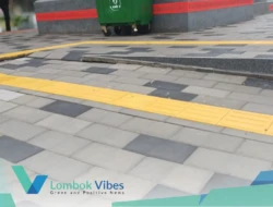 Belum diresmikan, paving Alun-alun Dayan Gunung ambles, kok bisa? Ini kata PUPR KLU