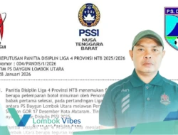 Suporter PS Daygun lempar botol berujung sanksi, Askab PSSI KLU beri peringatan keras!