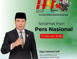 Ketua DPRD Lombok Utara Agus Jasmani Ucapkan Selamat Hari Pers Nasional 2026