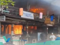 Kebakaran hebat di Gili Trawangan hanguskan sejumlah usaha wisata