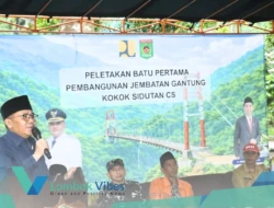 Jembatan gantung DAM Santong resmi dibuka, akses warga Kayangan kini lebih mudah