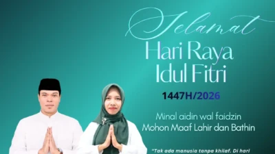 Ketua DPRD KLU Mengucapkan Selamat Hari Raya Idul Fitri 1447 Hijriah, Mohon Maaf Lahir dan Bathin