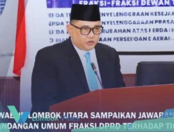 Wabup KLU jawaban pakdangan Fraksi DPRD, Tiga Raperda Strategis siap dibahas lebih lanjut