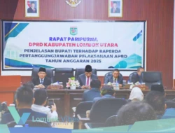 Bupati Najmul paparkan pertanggungjawaban APBD 2025, KLU Kembali raih WTP ke-12 berturut-turut