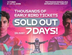 Tiket early bird ludes dalam sepekan, demam MotoGP Mandalika 2026 kian menggila
