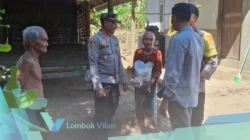Lewat program SADEBE, Polsek Bayan dan Pemdes Akar-Akar bantu lansia hingga siswa kurang mampu
