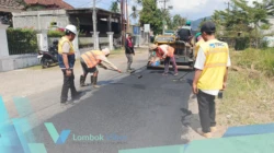 TRC infrastruktur NTB langsung tancap gas, Jalan Kuripan–Kediri mulai diperbaiki