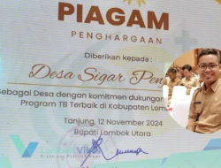 Sigar Penjalin cetak sejarah, jadi desa pelopor penganggaran TB di Lombok Utara
