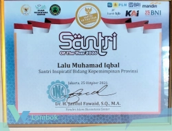 Gubernur NTB raih Santri of The Year 2026, ini kategori penghargaannya