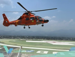 Basarnas evakuasi pebalap Moto2 asal Spanyol dengan helikopter dari Sirkuit Mandalika