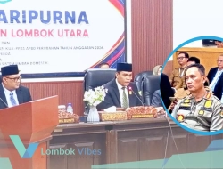 Kasatpol PP KLU hadiri Paripurna Raperda Kerja Sama Daerah dan Limbah Domestik