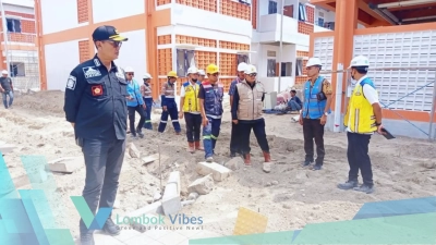 Satpol PP KLU dampingi Wabup tinjau lokasi pembangunan Sekolah Rakyat di Kayangan, siap tampung 1.000 siswa